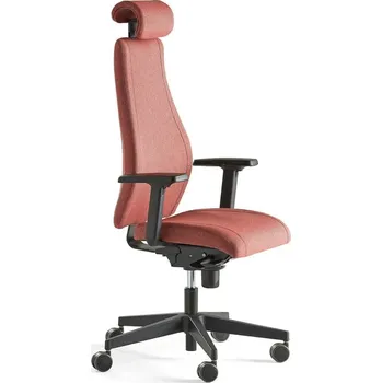 Kancelářská židle LANCASTER, vysoké opěradlo, červenofialová