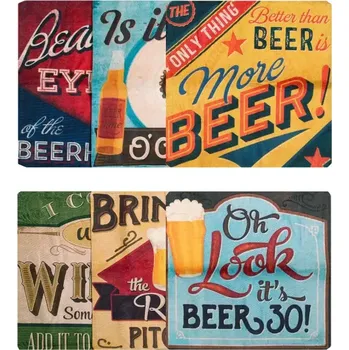 Povlak na polštářek Povlak na polštář 45 x 45 cm - Retro pivo (1 poslední kus skladem!)