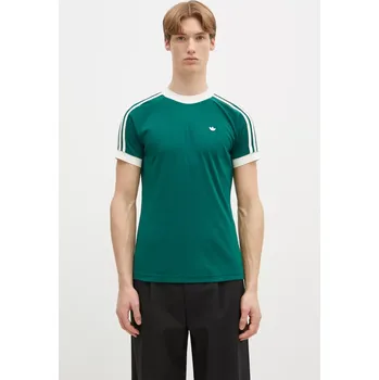 Pánské oblečení Tričko s příměsí vlny adidas Originals Cali Tee, L, zelená, 78X