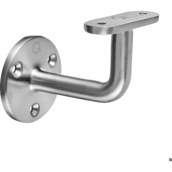 Zábradlí Konzole pro madlo, montáž na stěnu, vzdálenost od stěny=75 mm Konzole pro madlo, montáž na stěnu, vzdálenost od stěny=75 mm, madlo O42,4 mm, nerez. ocel 304, kartáčovaná