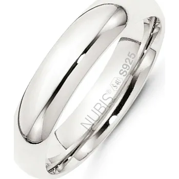 Prsten Stříbrný prsten šíře 5 mm (71)