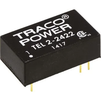 Měnič napětí DC-DC převodník 2W, výstup: ±12V dc ±85mA 1.5kV dc Ne, Vin 18 → 36 V DC Ne