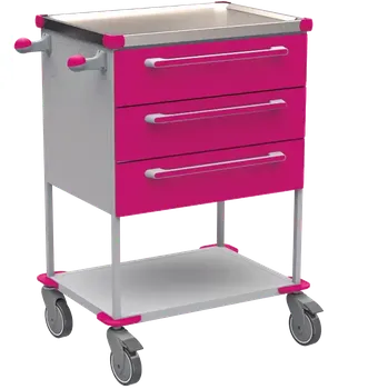 ASSIST 194 vozík zdravotnický, plast ABS, fialová