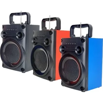 Bluetooth reproduktor 22cm vysoký bluetooth reproduktor, FM , anténa, led podsvícení - ZQS 1455