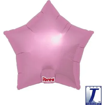 Party dekorace Balónek hvězda růžová metalická 48 cm t221316