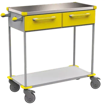 ASSIST 401 vozík zdravotnický, plast ABS, žlutá