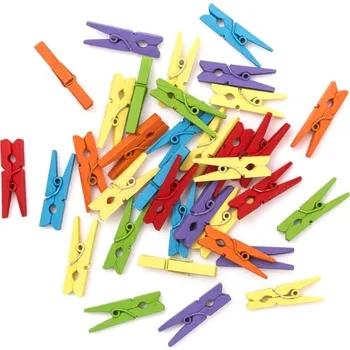 DP Craft Mini kolíčky Juicy barevné 3cm 30ks