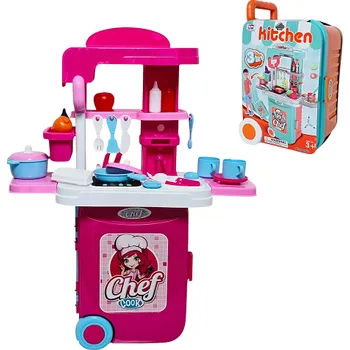 Dětská kuchyňka Dětský kufřík s povoláním - kuchyňka