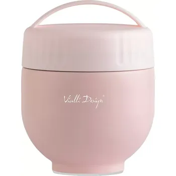 Termoska Termoska s nádobkou a lžičkou Vialli Design Fuori 680 ml 0329 vícebarevná MLC