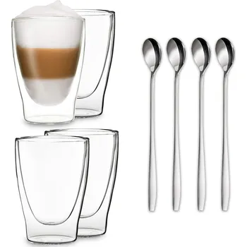 Termohrnek Feelino DUOS dvoustěnná sklenice včetně lžičky (10040387)