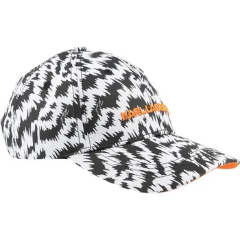 Klobouk KŠILTOVKA KARL LAGERFELD K/ZEBRA CAP BLACK/WHITE