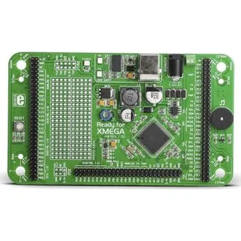 Vývojová deska Vývojová sada mikrokontroléru, ATxmega128A1, AVR, MCU, Mikrokontrolér, AVR, Ready for XMEGA, Vývojová deska