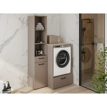 Koupelnový nábytek ELMARO koupelnová sestava 1, congo-dub olejovaný/congo + vyzvednutí ZDARMA