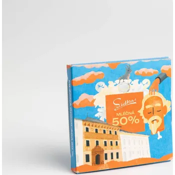 Čokoláda Lidka Mléčná čokoláda 50% - Šultysova hlava