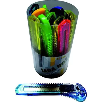 Pracovní nůž Nůž odlamovací 18mm 12 ks mix barev (sada)