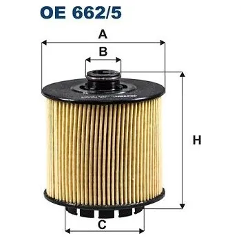 Autodíl Olejový filtr FILTRON OE 662/5