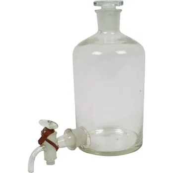 Láhev Demižon skleněný s kohoutkem 1 l