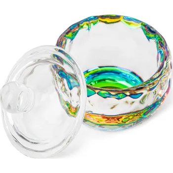 BIO NAILS Skleněný kalíšek s víčkem č.1