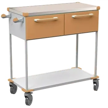 ASSIST 402 vozík zdravotnický, plast ABS, hnědobéžová