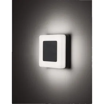 Nástěnné svítidlo NOVALUCE Venkovní nástěnné svítidlo TUNE černý hliník a akryl LED 9W 3000K 100-240V 115st. IP65 - NOVA LUCE