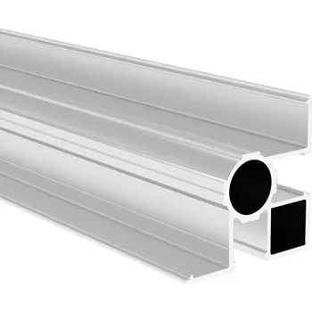 Plot Hahn Steel Hliníkový plotový sloupek 60x60 rohový - 6000mm, natural