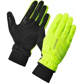 Cyklistické rukavice GripGrab Rukavice GripGrab Ride 2 Windproof Winter, fluo/reflex velikost M