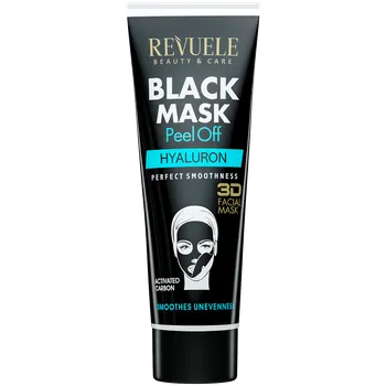 Pleťová maska Revuele Black Mask Peel Off Hyaluron hydratační slupovací pleťová maska, 80 ml