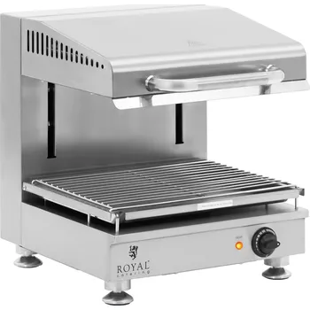 Vinotéka Gril salamander - 2 800 W - 230 V - 45 cm - výškově nastavitelný ohřev - Royal Catering RCES-2900-45