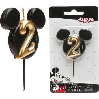 Dortová svíčka deKora Dortová svíčka číslo (Mickey Mouse) číslo: 2