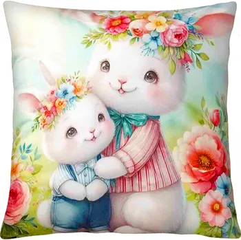 Polštář Velikonoční polštář NEW EASTER FRIENDS III. 40x40 cm Mybesthome Varianta: Povlak na polštář s výplní, 40x40 cm