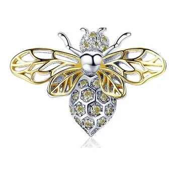 Náušnice For Silver Korálek VČELA - STŘÍBRO 925