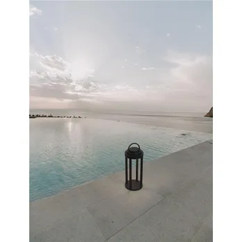 Stojací lampa NOVALUCE Venkovní stolní lampa MOCHA antracitový hliník a čiré sklo LED 2W 3000K 5V DC 96st. IP54 - NOVA LUCE