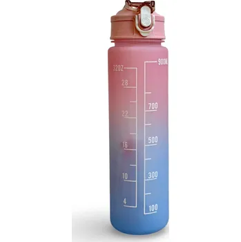 Láhev Sportovní láhev s motivačním popisem 1l, různé barvy Vyber barvu :: Růžová