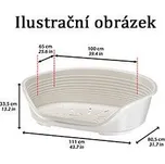 Pelech plast SIESTA DLX 12 modrý 111x80,5x33cm FP 1ks