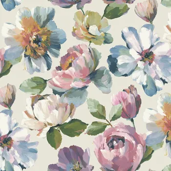 Tapeta Květinová vliesová tapeta na zeď, šedá, UI3102, Finest Selection, Vavex