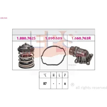 Těsnění motoru Termostat, chladivo EPS 1.880.763K
