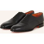Santoni Pánské Šněrovací Boty Archie, černá, 42,5