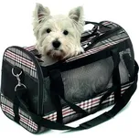 Taška cestovní nylon S 40x26x20cm kostka KAR 1ks