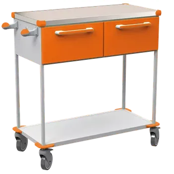 ASSIST 402 vozík zdravotnický, plast ABS, oranžová