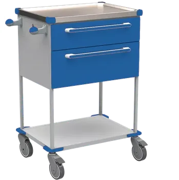 ASSIST 193 vozík zdravotnický, plast ABS, modrá