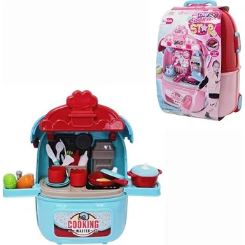 Dětská kuchyňka Dětský kufřík s povoláním - kuchař/ka - oválný