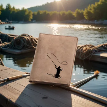 Obal na doklad Pouzdro Na Rybářské Doklady "Muškař" - Dárek pro rybáře