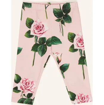 Dolce & Gabbana Legíny pro miminko, růžová / tmavě zelená, 68
