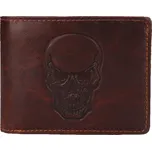 Pánská kožená peněženka Lagen Skeleton brown