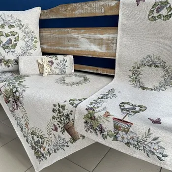 ubrus Tegatex Gobelínový ubrus - Srdce a ptáček Velikost: 40*140 cm