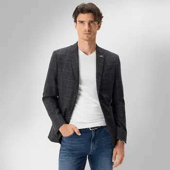 Pánské sako Pánské sako BANDI, model SLIM VEZZARO Antracit