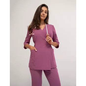 Zdravotnický oděv Zdravotnická halena se zavazováním Rosalie - BERRY SHAKE 0