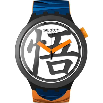 Módní doplněk Hodinky unisex Swatch Dragonball Z Goku X SB01Z101