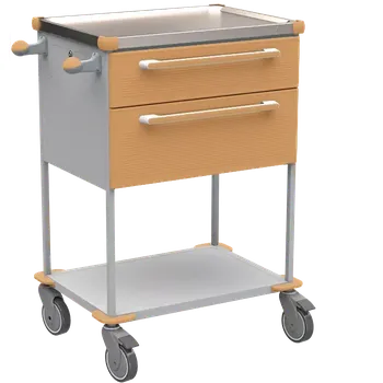 ASSIST 193 vozík zdravotnický, plast ABS, hnědobéžová