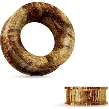 Piercing Šperky4U Tunel do ucha Root wood - TN01093-12